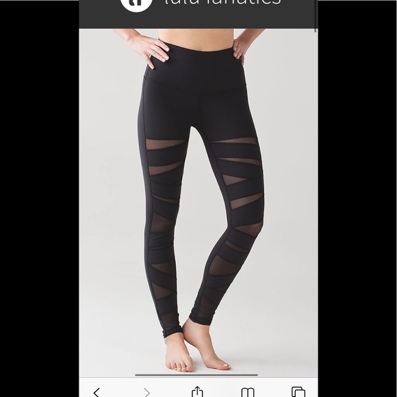 lululemon athletica Pants - Lululemon Wunder Under (Tech Mesh) hi-rise